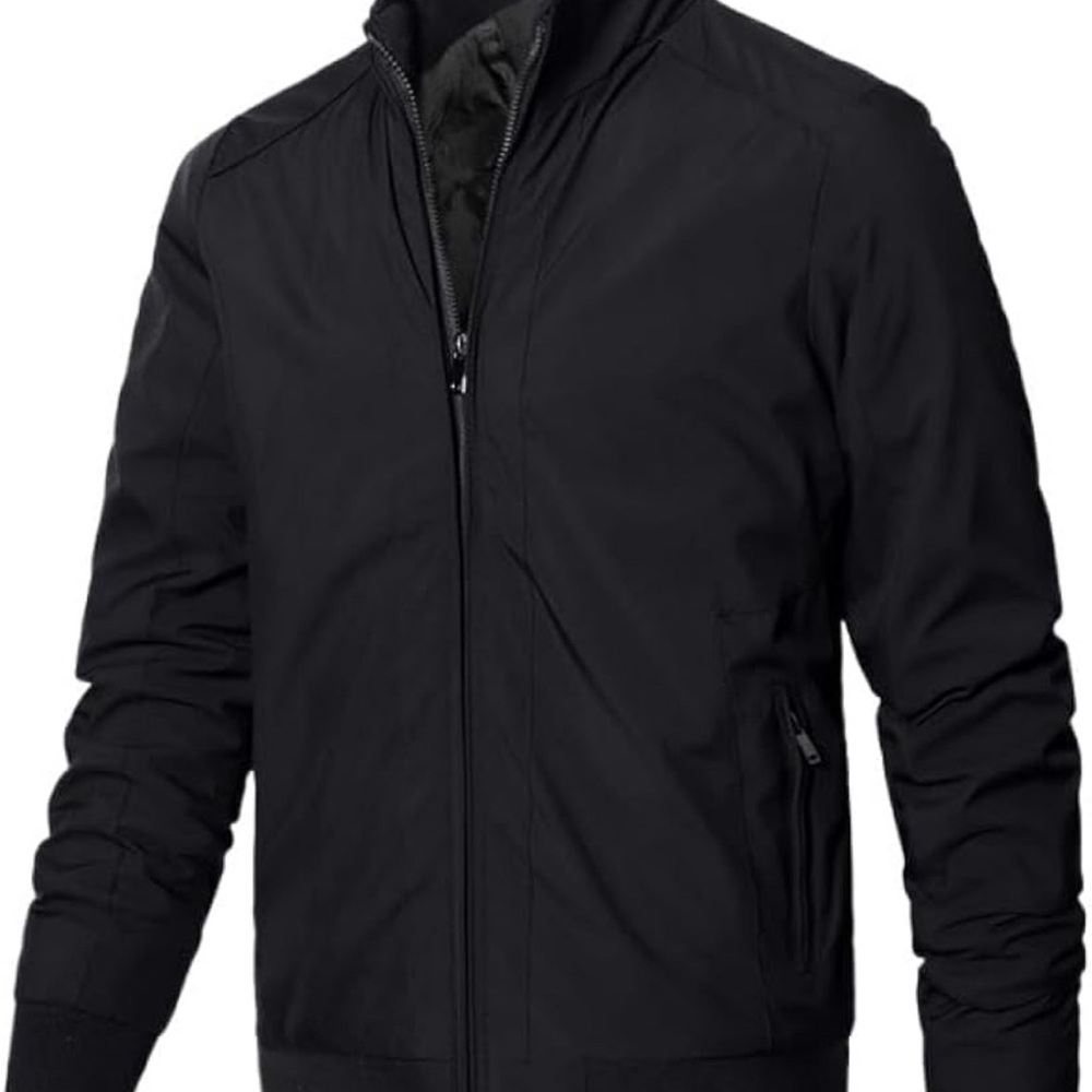 Reaction Kenneth Cole Men's Black Lightweight Jacket szM in excellent condition